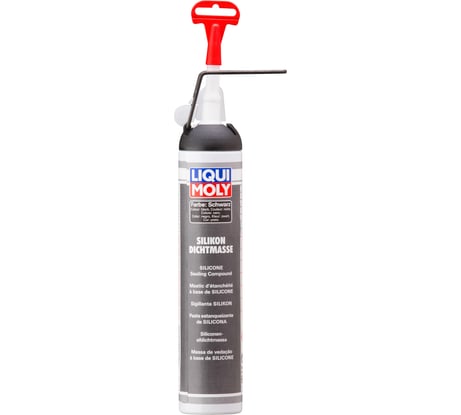 Силиконовый герметик черный 0,2л LIQUI MOLY Silicon-Dichtmasse schwarz 6185