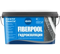 Гидроизоляционная мастика Kesto Fiberpool 14 кг 81087