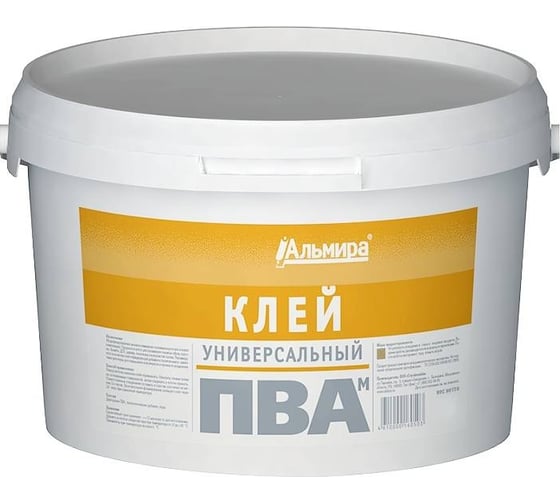 Клей ПВА Альмира Универсальный 5 кг БП-00000502 1