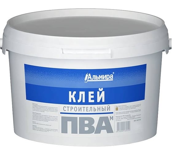 Клей ПВА Альмира Строительный 0.5 кг БП-00000493