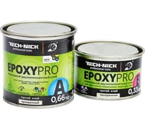 Клей эпоксидный TECH-NICK EpoxyPro (прозрачный/густой) 0,66+0,33кг 170.210.150 26118377