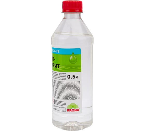 Уайт-спирит KRONA ГОСТ 0.5 л 66211804