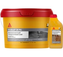 Двухкомпонентный полиуретановый клей SIKA Bond-2K PU 10кг. (А+В) 745454