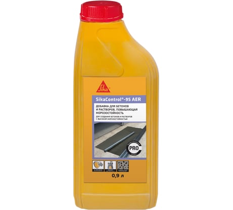 Добавка для создания бетонов с высокой морозостойкостью SIKA Control-95 Aer 0,9л. 670989