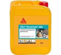 Гиперпластификатор для высокопрочного бетона Sika ViscoCrete-200, 5 л 669069