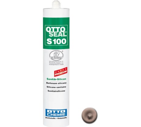 Профессиональный универсальный силиконовый герметик OTTO-CHEMIE OTTOSEAL S100 PREMIUM C26 закат солнца S100/C26
