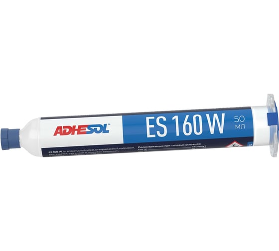 Клей саморастекающийся эпоксидный однокомпонентный ADHESOL es160w 50 мл 323398 160101
