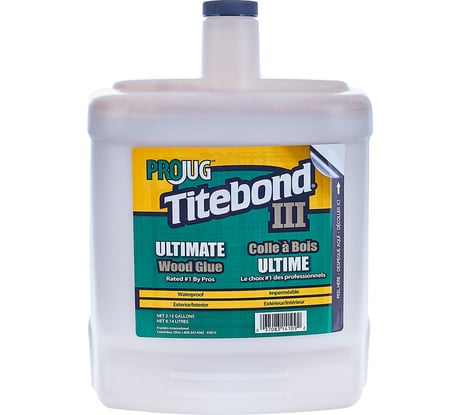 Клей столярный повышенной влагостойкости Titebond Ultimate III Wood Glue 8,14 л 14109