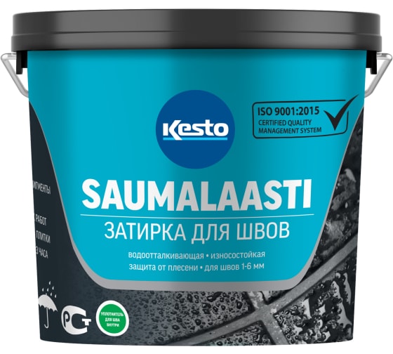 Затирка Kesto Saumalaasti 10, 3 кг, белый 80963 1
