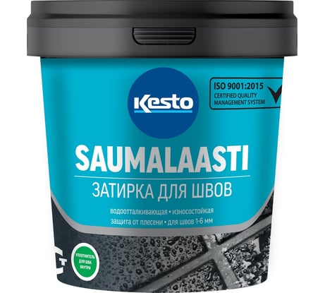 Затирка Kesto Saumalaasti 48 1 кг, графитово-серый 80929