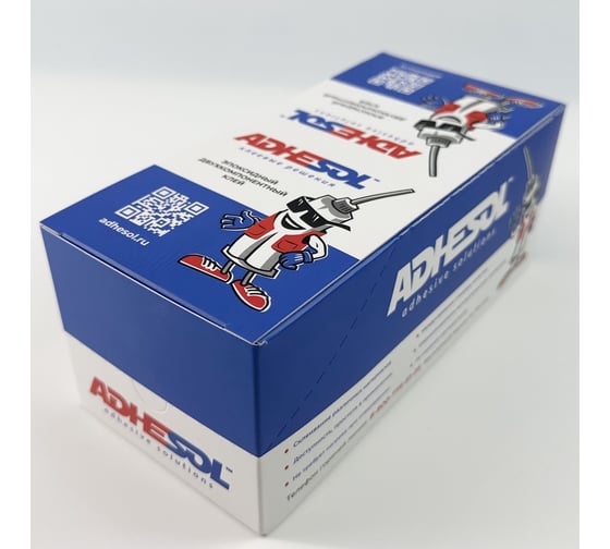 Клей в пакетиках эластичный эпоксидный ADHESOL super flex 4 мл х 50 шт 324616