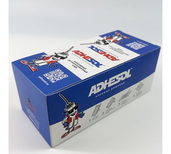 Клей в пакетиках высокоэластичный эпоксидный ADHESOL extra strenght 4 мл х 50 шт 324593