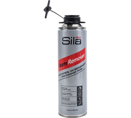 Очиститель затвердевшей монтажной пены Sila Pro foam remover 500 мл CLSLREM500
