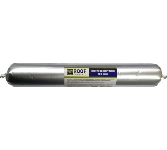 Полиуретановый герметик Roof Complect серый 600 мл 00000347426