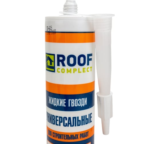 Жидкие гвозди Roof Complect белые, 300 мл 00000398641