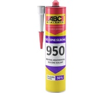 Силиконовый нейтральный герметик АВС 950 NEUTRAL Silicone, бесцветный, 280 мл 9502800001