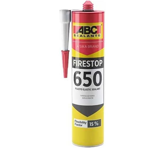 Акриловый противопожарный герметик АВС 650 Firestop серый, 280 мл 6503107040
