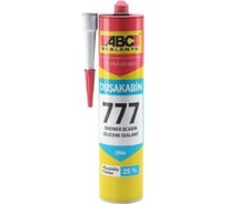 Силиконовый санитарный герметик АВС 777 Shover/Cabinet, бесцветный, 280 мл 7772800001