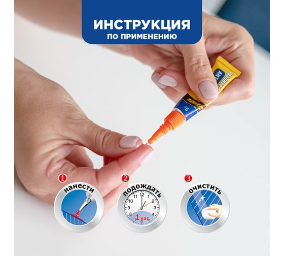 Удалитель клея Секунда Антиклей 5 г, на инд блистере 403-230