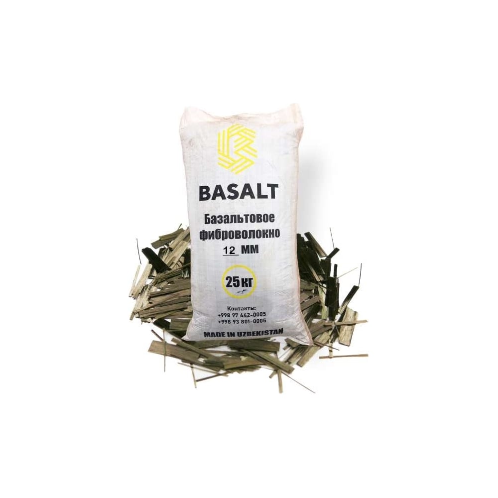 Базальтовая фибра Basalt 12 мм, 25 кг 4687203015473 - выгодная цена ...