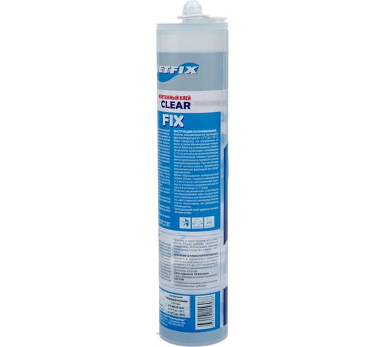 Клей-герметик на гибридной основе JETFIX Clear Fix 280мл 21086