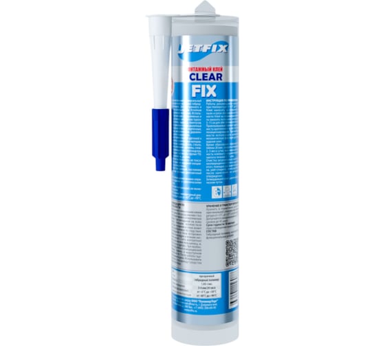 Клей-герметик на гибридной основе JETFIX Clear Fix 280мл 21086