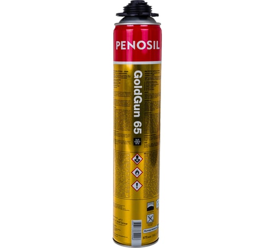 Монтажная профессиональная пена Penosil зимняя GoldGun 65 winter 875 мл A1253Z