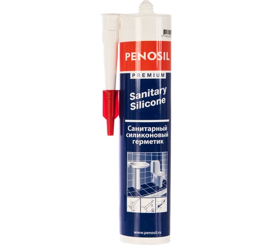 Силиконовый санитарный герметик Penosil S белый Н1199