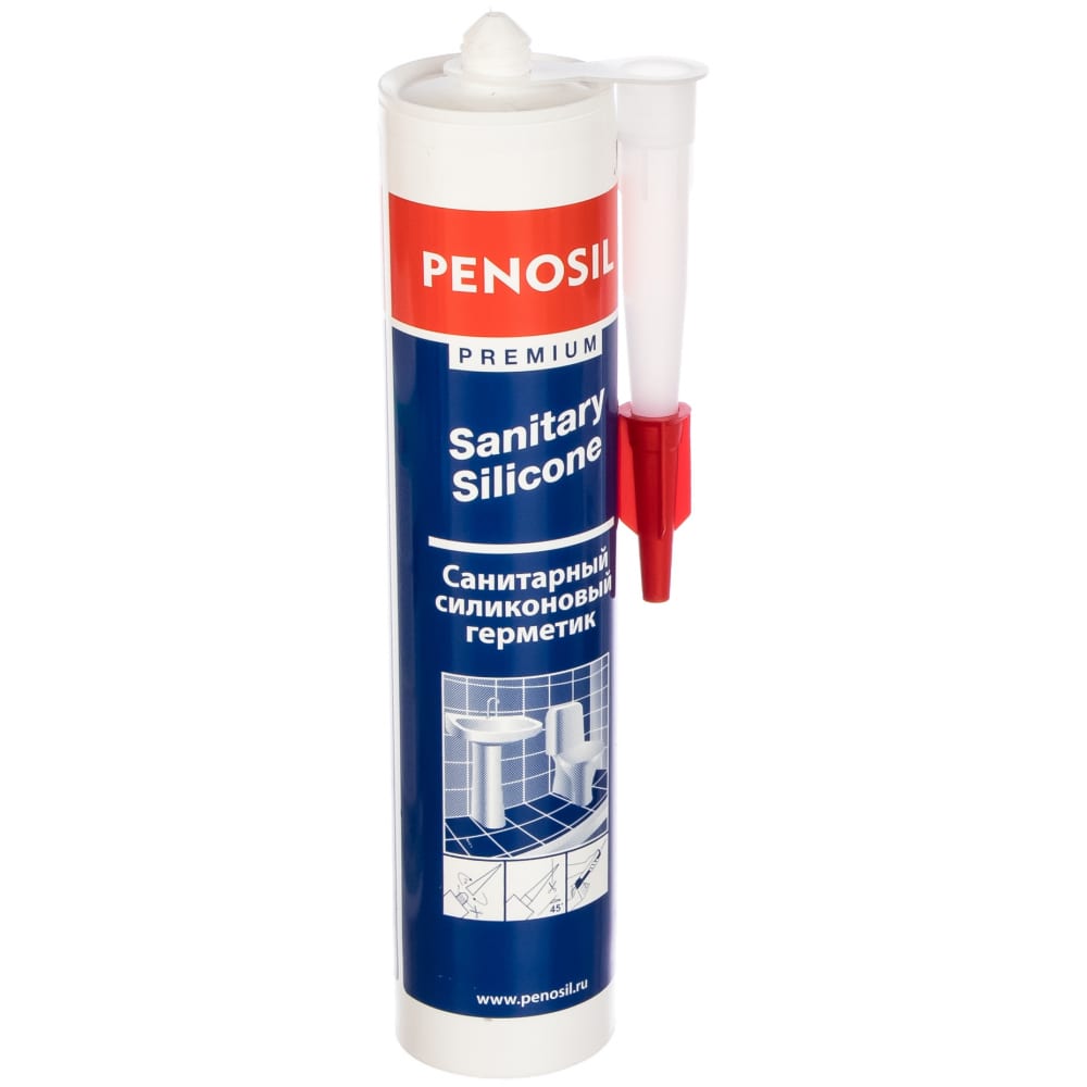 Силиконовый санитарный герметик Penosil S бесцветный Н1198 - выгодная .