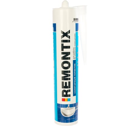 Силиконовый санитарный герметик Remontix S бесцветный Н1611