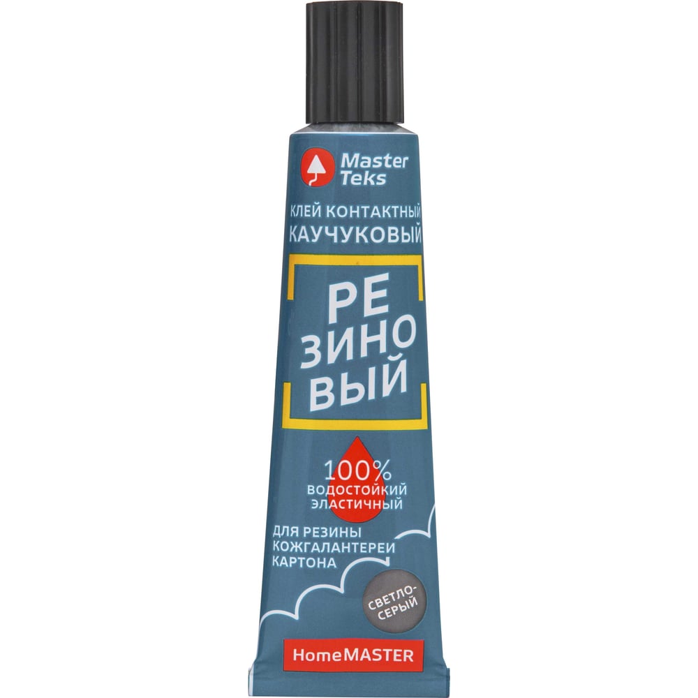 Контактный клей MASTERTEKS homemaster каучуковый, резиновый, 40 г ...