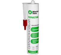 Силиконовый санитарный герметик MASTERTEKS profimaster 290 мл, прозрачный 246376