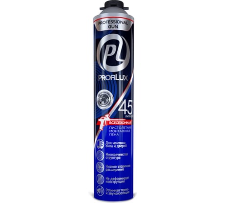 Монтажная всесезонная профессиональная пена Профилюкс 45 750мл G45.750