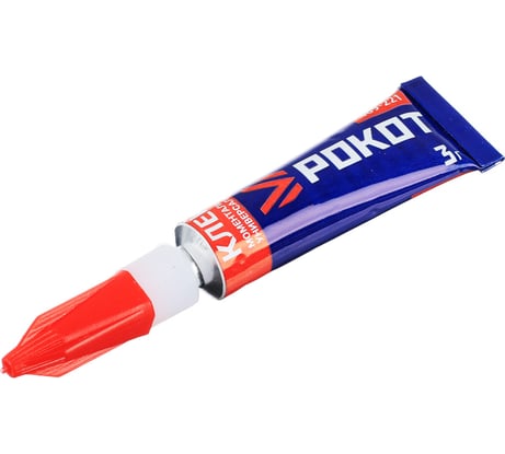 Универсальный моментальный клей РОКОТ 3 г, в индивидуальном блистере 469-221