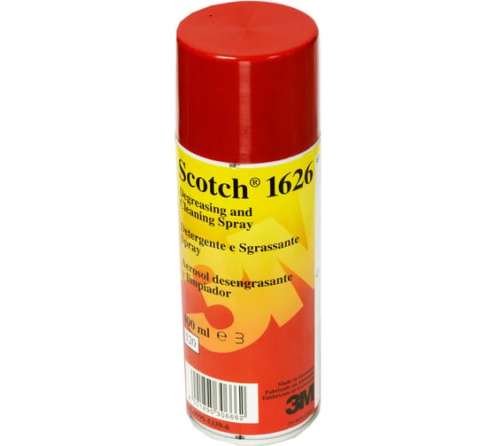 Аэрозоль для обезжиривания поверхностей и очистки от масел 3М Scotch 1626 400мл 7000032616 1