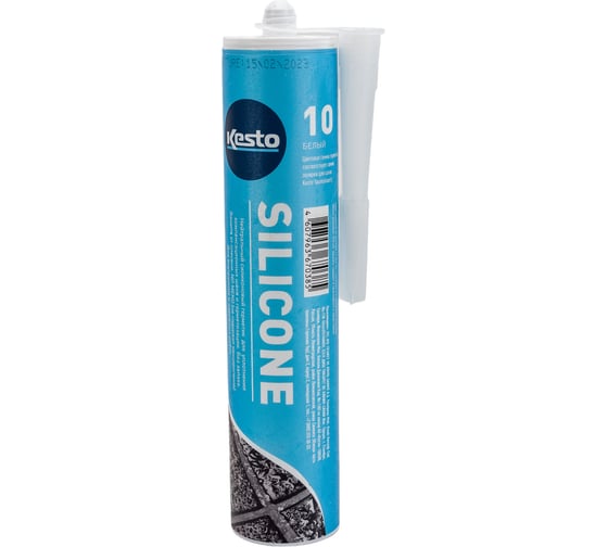 Герметик Kesto Silicone 10 310 мл, белый 79817 1