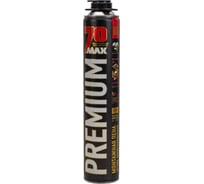 Монтажная пена PREMIUM 70, профессиональная, летняя, 900 мл N55980