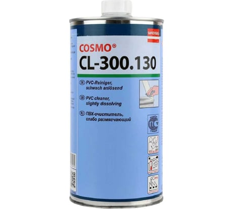 Слаборастворяющий очиститель для ПВХ № 10 1л COSMO CL-300.130_R12