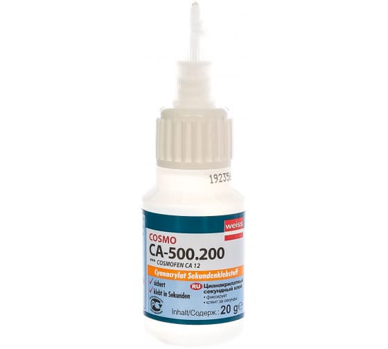 Цианоакрилатный клей COSMOFEN CA-500.200 (20) 1