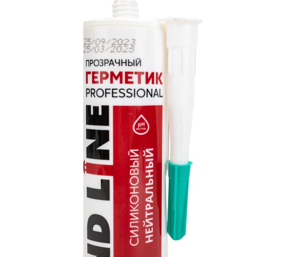 Герметик Grand Line professional силиконовый, нейтральный, прозрачный, 280 мл 447272