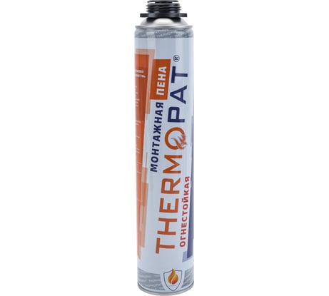 Огнезащитная полиуретановая монтажная пена THERMOPAT FM 750 мл 299235