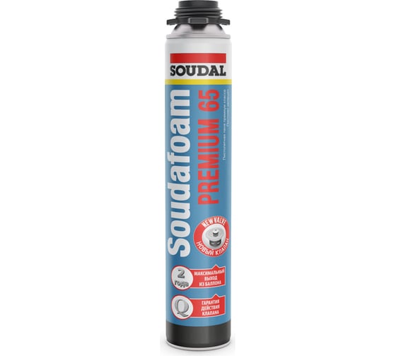 Пистолетная пена Soudal Соудафоам Премиум 65 820 мл 199001