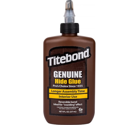 Протеиновый клей, эффект состарившегося дерева Titebond Liquid Hide Glue 5013