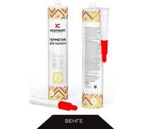 Акриловый герметик для паркета ECOROOM AS-21 венге, 310 мл 226-1-310-венг