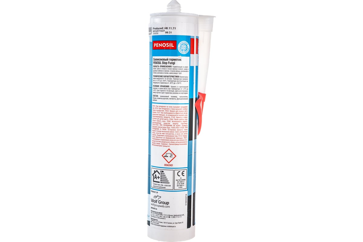 Силиконовый кислотный герметик Penosil Stop Fungi Silicone Sealant ...