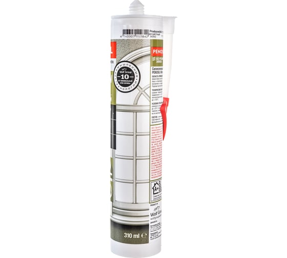 Силиконовый нейтральный герметик Penosil Window & Door Silicone Sealant прозрачный 310 мл H3712