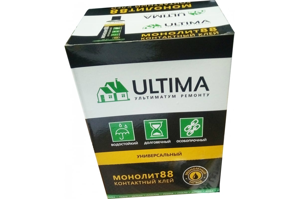 Контактный особопрочный клей Монолит 88, 30мл, шоу-бокс ULTIMA ...