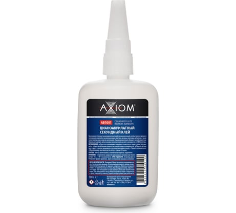 Цианоакрилатный секундный клей AXIOM 100 г AB1001