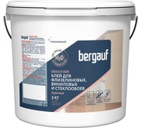 Клей для стеклообоев и стеклохолста Bergauf Deko fixer акриловый, 3 кг 71576