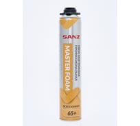 Профессиональная монтажная пена SANZ pu foam 65+, всесезонная, 850 г PU-FOAM-Allseason